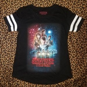 Stranger Things Ringer Baseball Tee